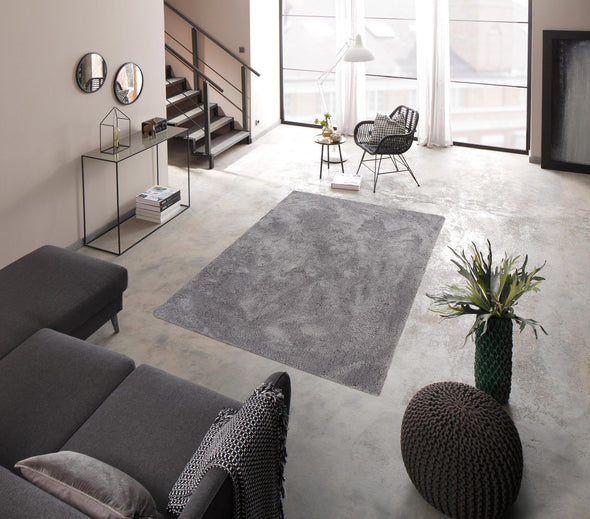 Covor Desner soft deosebit de moale și pufos gri 200x200 cm - LunaHome.ro