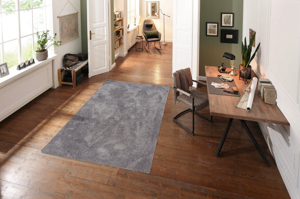Covor Desner soft deosebit de moale și pufos gri 200x200 cm - LunaHome.ro