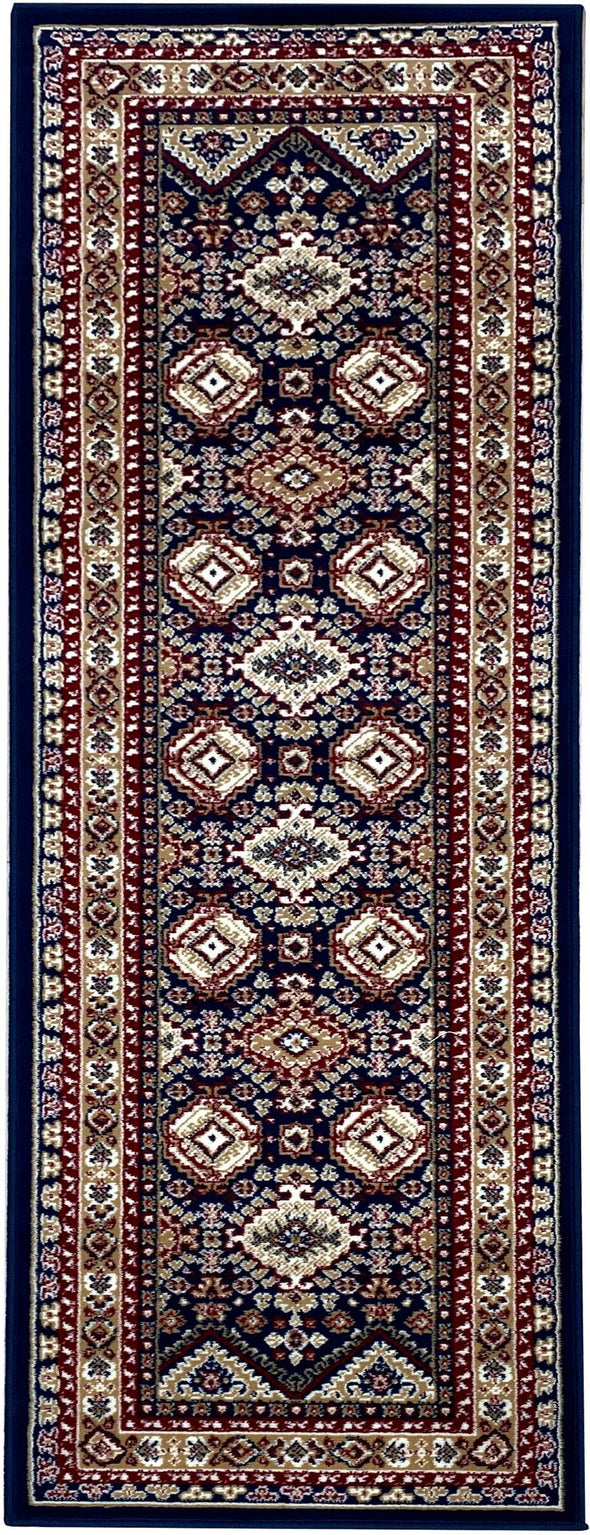 Covor »Diantha« cu aspect oriental clasic albastru 90x250 cm