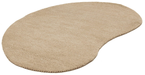 Covor »Gabbeh uni« din lână pură bej 100x150 cm - LunaHome.ro