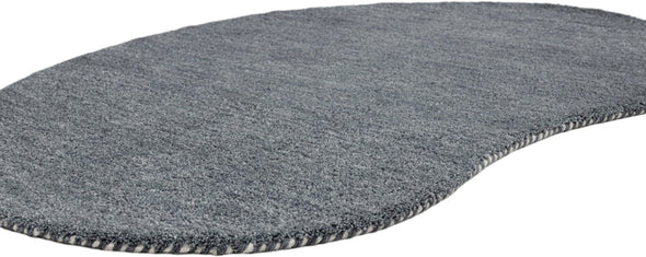 Covor »Gabbeh uni« din lână pură gri inchis 100x150 cm - LunaHome.ro