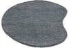 Covor »Gabbeh uni« din lână pură gri inchis 100x150 cm - LunaHome.ro