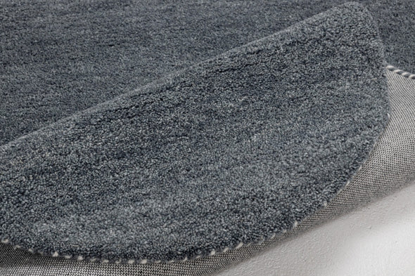 Covor »Gabbeh uni« din lână pură gri inchis 100x150 cm - LunaHome.ro