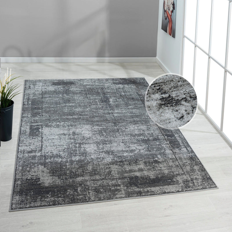 Covor »Hamsa« cu aspect vintage, model 3D, gri 160x230 cm - LunaHome.ro