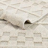 Covor »Juliane« cu model 3D,  in stil boho bej deschis 60x90 cm - LunaHome.ro