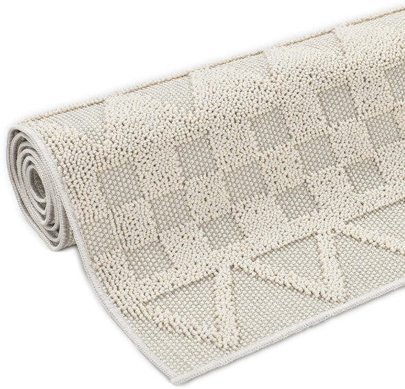 Covor »Juliane« cu model 3D,  in stil boho bej deschis 60x90 cm - LunaHome.ro