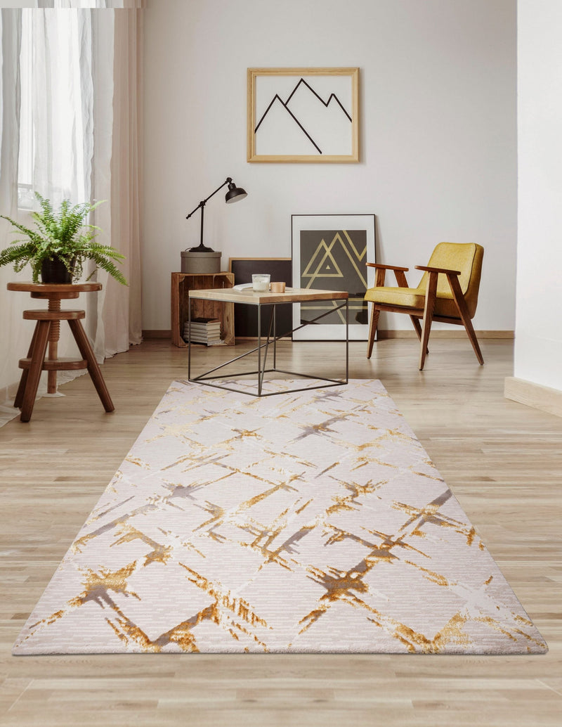 Covor »Kirian« cu model 3D, aspect vintage bej 160x230 cm - LunaHome.ro