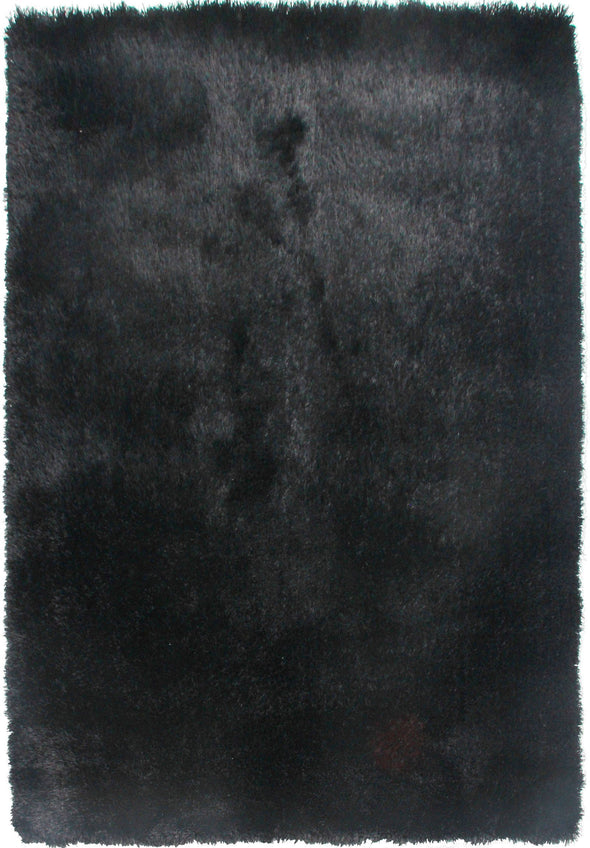 Covor »Lagos« foarte moale si pufos negru, 200x200 cm - LunaHome.ro