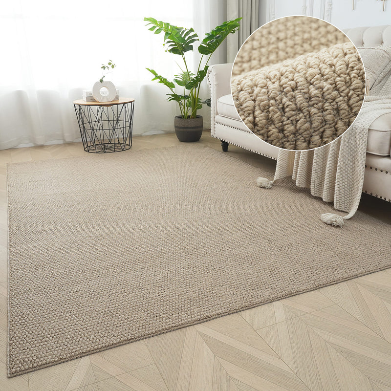 Covor „Lenni” s.Oliver lavabil cu tesatura plata bej 160x230 cm - LunaHome.ro