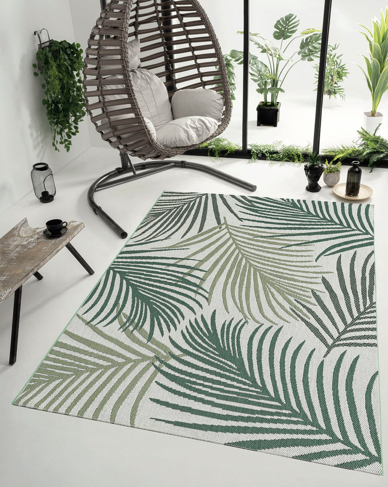 Covor Machka de interior si exterior cu model geometric țesut 200x280 cm - LunaHome.ro