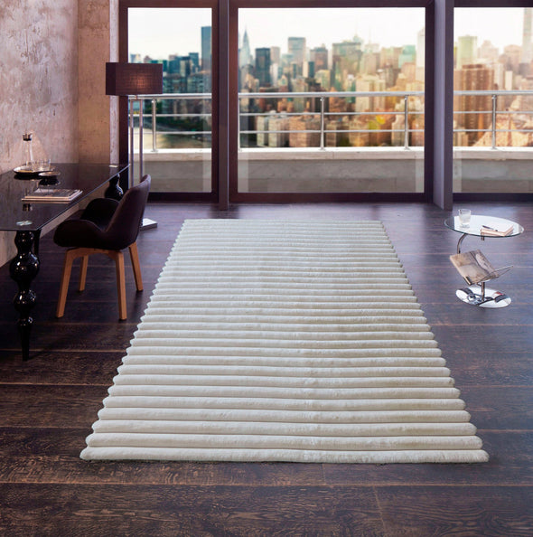 Covor »Melanie« de blana sintetica cu model 3D crem 160x230 cm - LunaHome.ro