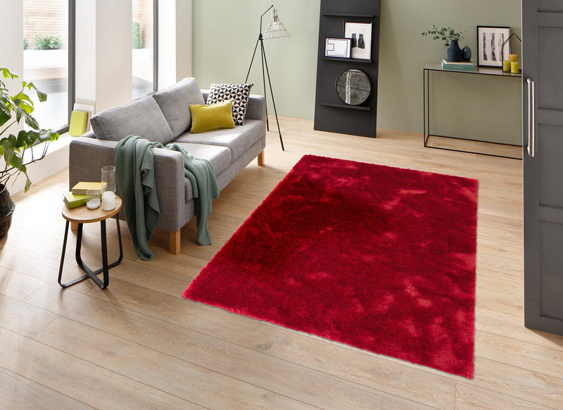 Covor „Mikro Soft Super” moale si pufos, rosu 120x180 cm - LunaHome.ro