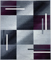 Covor »Nolan« cu design geometric modern, gri, 160x230 cm - LunaHome.ro