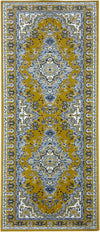 Covor Oriental DELAVITA, galben, model cu bordura 80x250 cm - LunaHome.ro