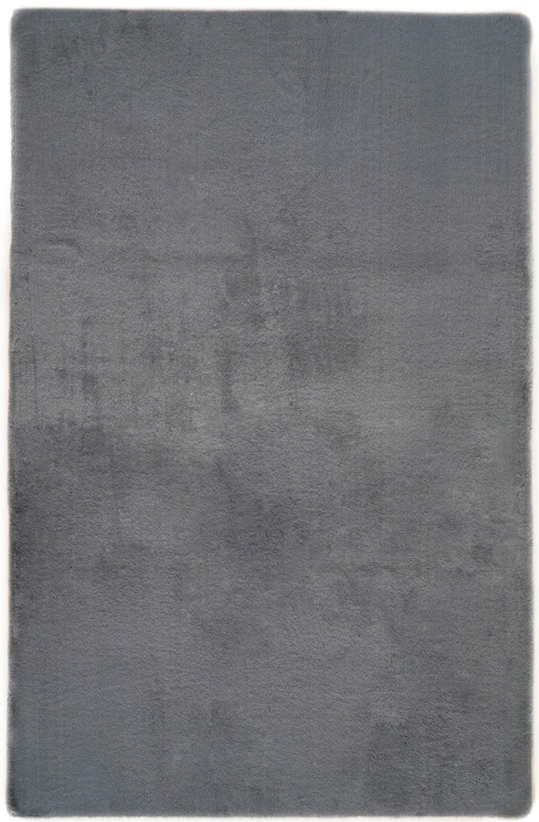 Covor »Rabbit« cu textura de blana antracit 200x290 cm