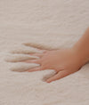 Covor »Rabbit« cu textura de blana de iepure, bej 80x250 cm - LunaHome.ro