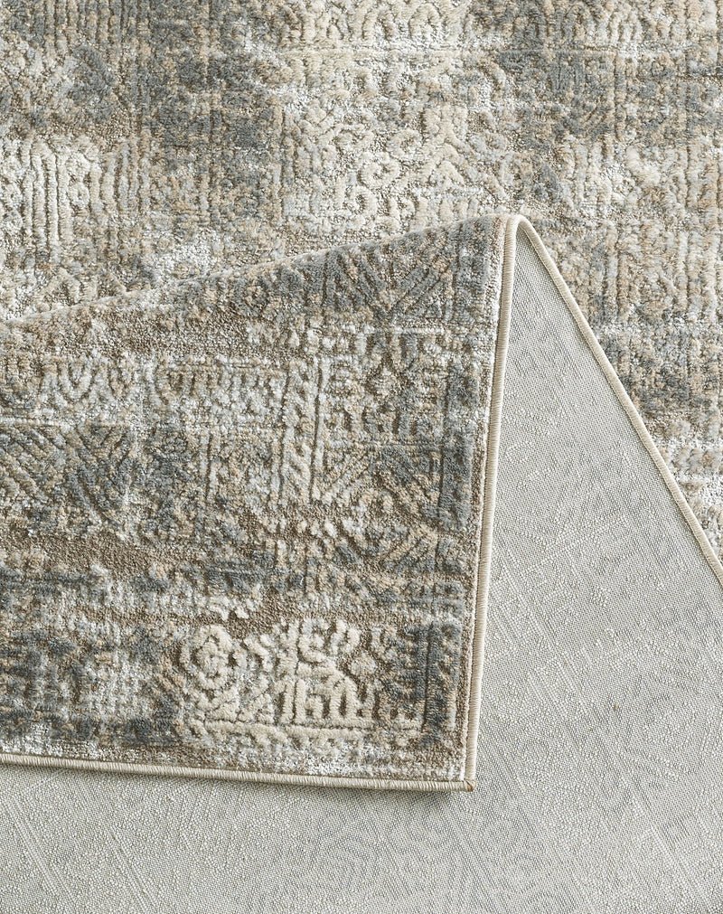 Covor »Selin« cu aspect vintage, model 3D, maro - LunaHome.ro
