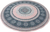 Covor »Shari« rotund cu decor oriental, fir scurt, moale, roz 140 cm - LunaHome.ro