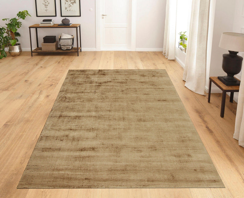 Covor »Shirley« din viscoza cu aspect matasos, bej 200x200 cm - LunaHome.ro