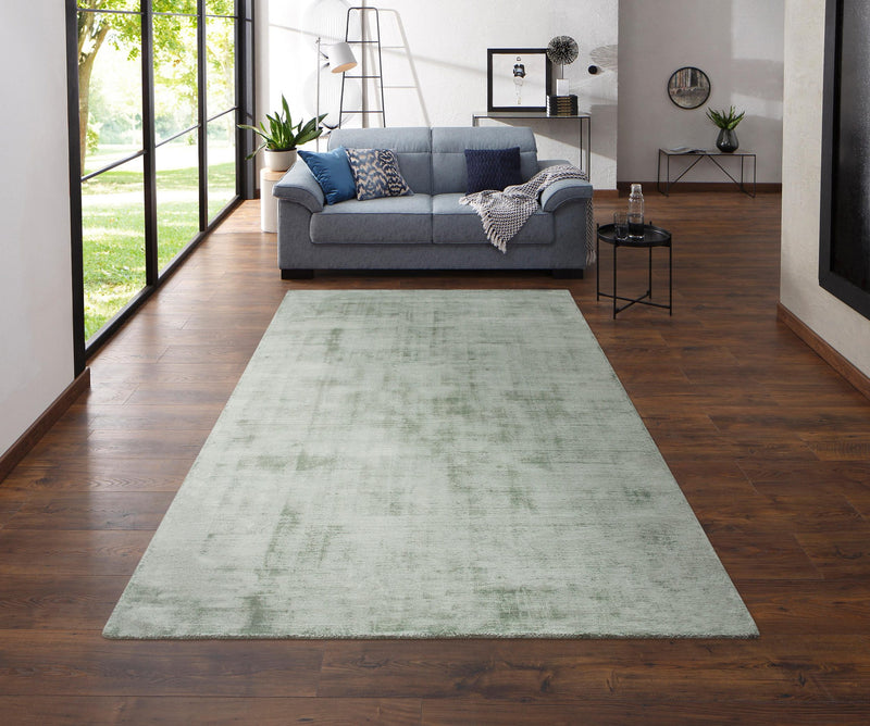 Covor »Shirley« din viscoza cu aspect matasos, turcoaz 200x200cm - LunaHome.ro