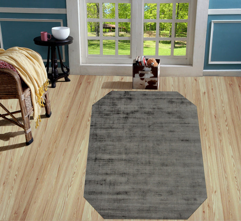 Covor »Shirley« din viscoza cu aspect matasos, verde inchis 120x180 cm - LunaHome.ro