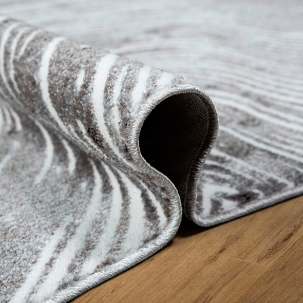 Covor Surella cu design modern gri 160x230 cm - LunaHome.ro