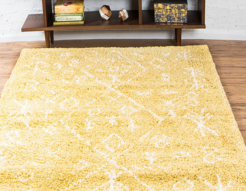 Covor »Temara Shag« foarte pufos, galben 122x183 cm - LunaHome.ro