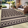 Covor Toronto pentru interior si exterior maro 80x150 cm - LunaHome.ro