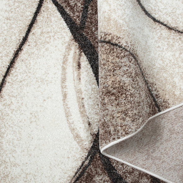 Covor Tritom în nuanțe de maro cu model modern 80x150 cm - LunaHome.ro