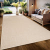 Covor Venice cu tesatura plata, aspect de sisal, bej 200x290 cm - LunaHome.ro