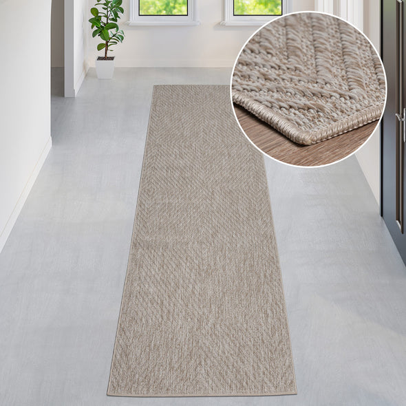 Covor traversa »Elsa« cu țesătură plată, potrivit si pentru exterior, 67x230 cm - LunaHome.ro