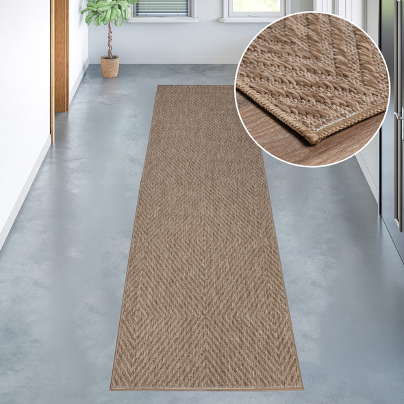 Covor traversa »Elsa« cu țesătură plată, potrivit si pentru exterior 67x230 cm