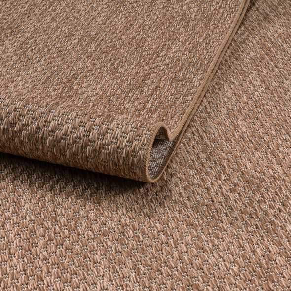 Covor traversa Rhodes de interior si experior bej 67x230 cm - LunaHome.ro