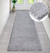 Covor traversa »Shaggy 30« gri deschis foarte moale si pufos 67x230 cm - LunaHome.ro
