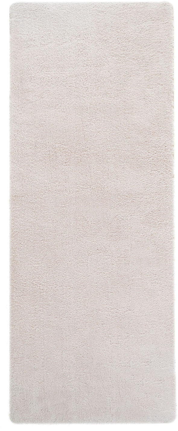 Covor traversa Shaggy »Magong« foarte pufos si moale crem 80x250 cm - LunaHome.ro