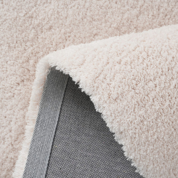 Covor traversa Shaggy »Magong« foarte pufos si moale crem 80x250 cm - LunaHome.ro