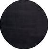 Covor blăniță Focus moale si elegant negru, rotund 200 cm - LunaHome.ro