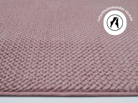 Covor blanita sintetica Rabbit mov cu model 3D 40x60 cm - LunaHome.ro