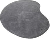 Covor cu fire înalte Halrum, foarte pufos, oval gri inchis 160x240 cm - LunaHome.ro