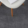 Covor cu fire înalte Halrum, foarte pufos, oval gri inchis 160x240 cm - LunaHome.ro