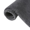 Covor cu fire înalte Halrum, foarte pufos, oval gri inchis 160x240 cm - LunaHome.ro