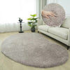 Covor cu fire înalte Halrum, foarte pufos, oval taupe 200x300 cm - LunaHome.ro