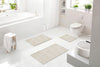 Covor de baie Leonie bej din amestec de bumbac 60x90 cm - LunaHome.ro
