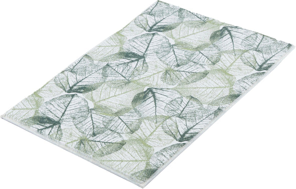 Covor de baie Selva cu model vegetal verde 70x120 cm - LunaHome.ro