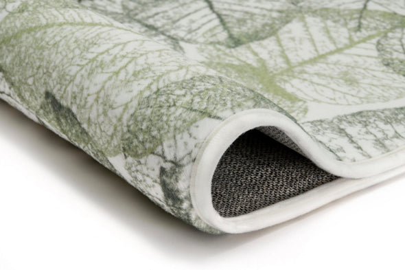 Covor de baie Selva cu model vegetal verde 70x120 cm - LunaHome.ro