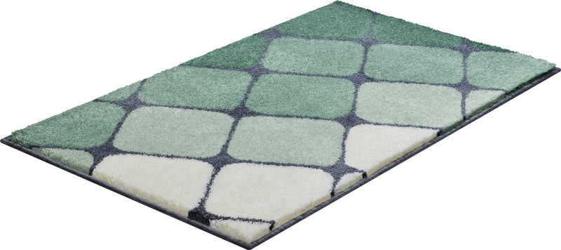 Covor de baie Shanga verde lavabil antiderapant 60x100 cm - LunaHome.ro