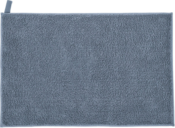 Covor de baie Vita albastru lavabil din bumbac 50x80 cm - LunaHome.ro
