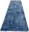 Covor de blană »Valeria« foarte moale si pufos, albastru 90x160 cm - LunaHome.ro