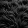 Covor de blana eco Kinzler neagra 70x110 cm