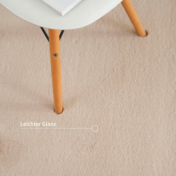 Covor de blana eco Rabbit 2 Bean bej foarte pufos 160x240 cm - LunaHome.ro